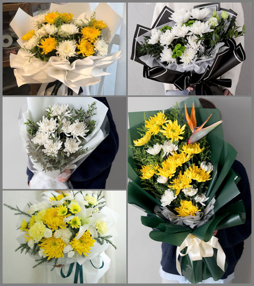 山西朔州朔城区窑子头乡西套村白事花束代送